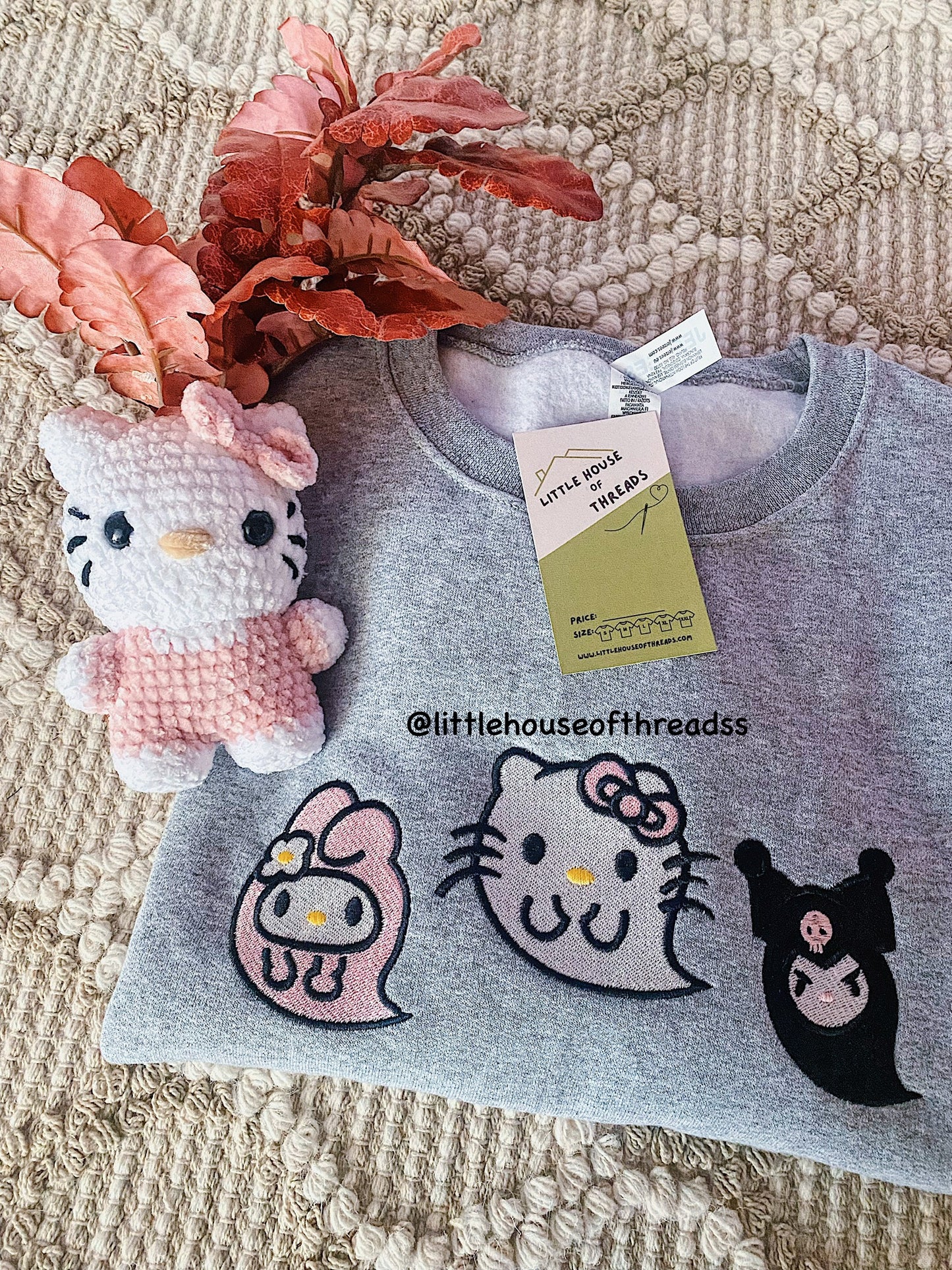 Kitty and Friends Ghost Crewneck