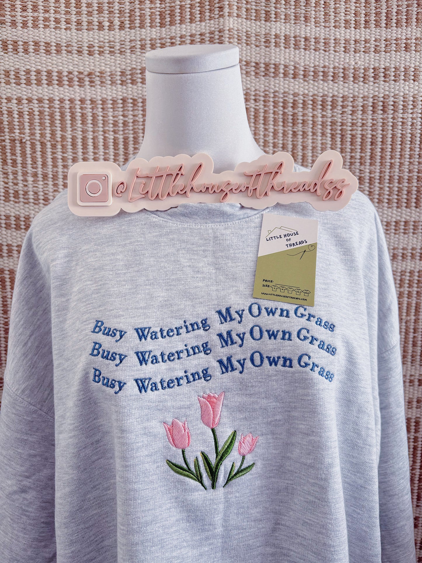 Busy watering my own grass