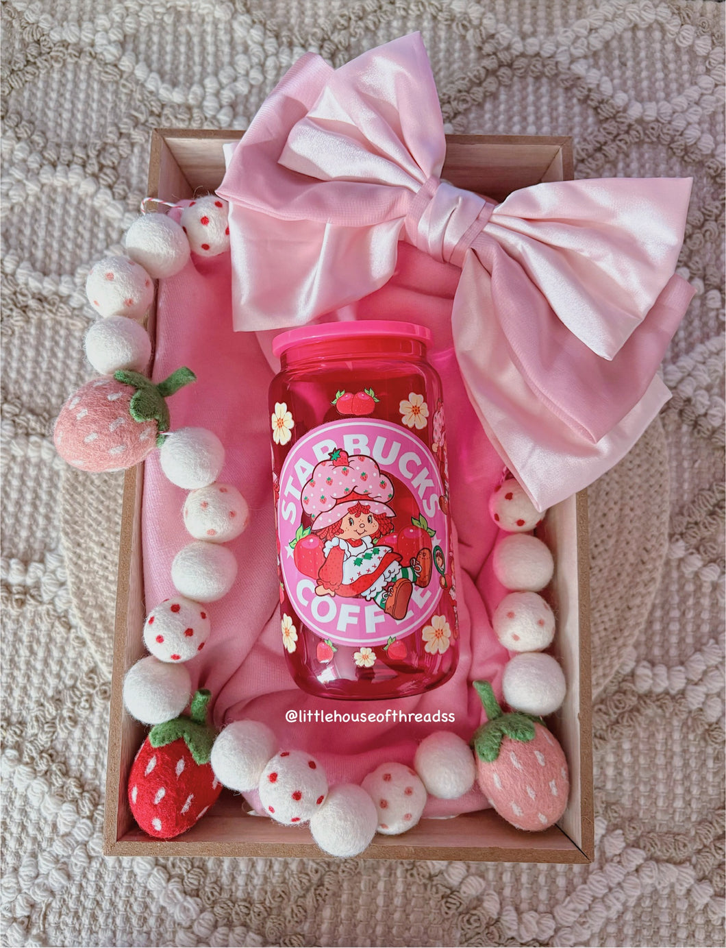 Strawberry Glass Cup 🍓
