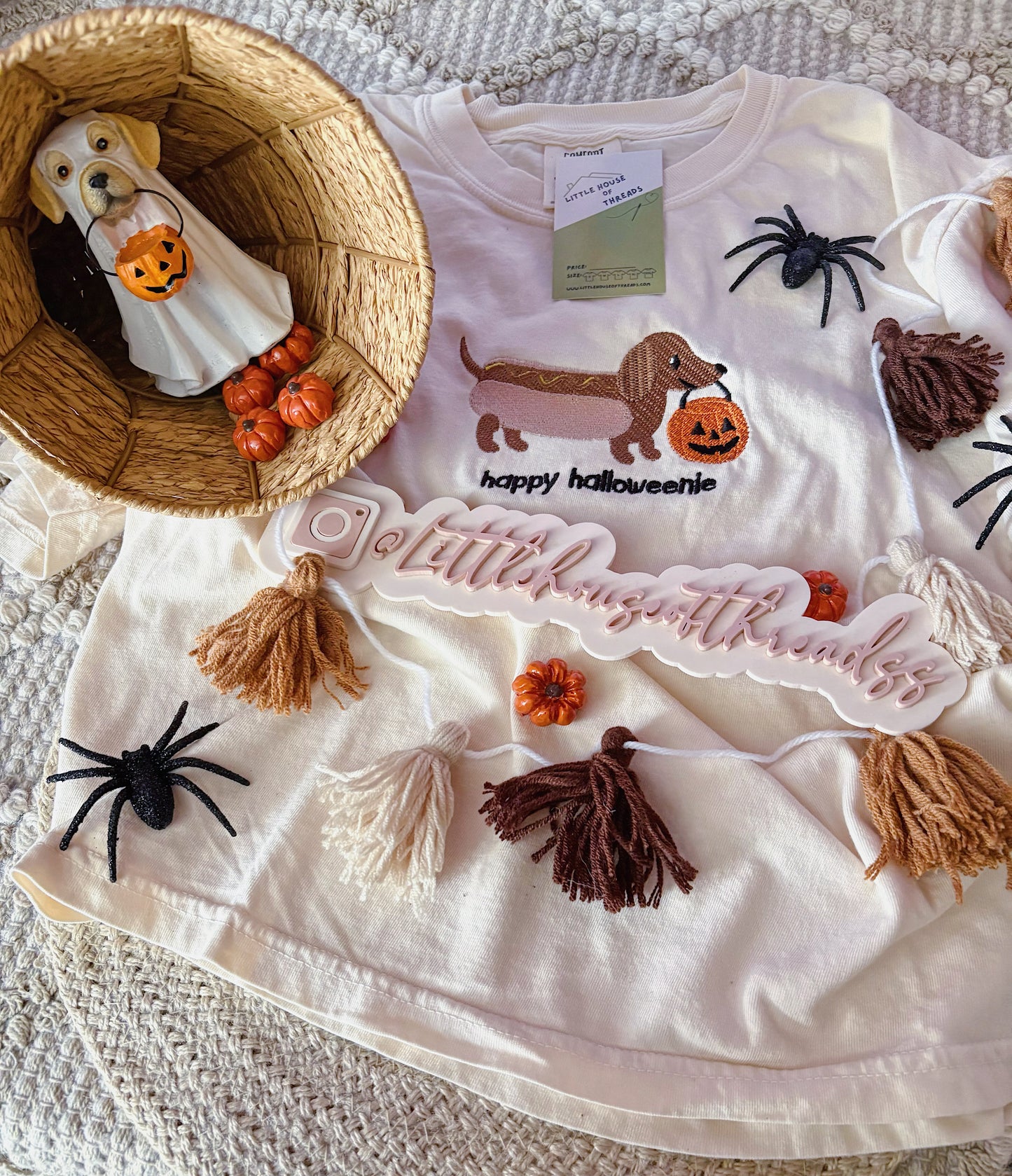 Halloweenie Cropped Boxy Short Sleeve