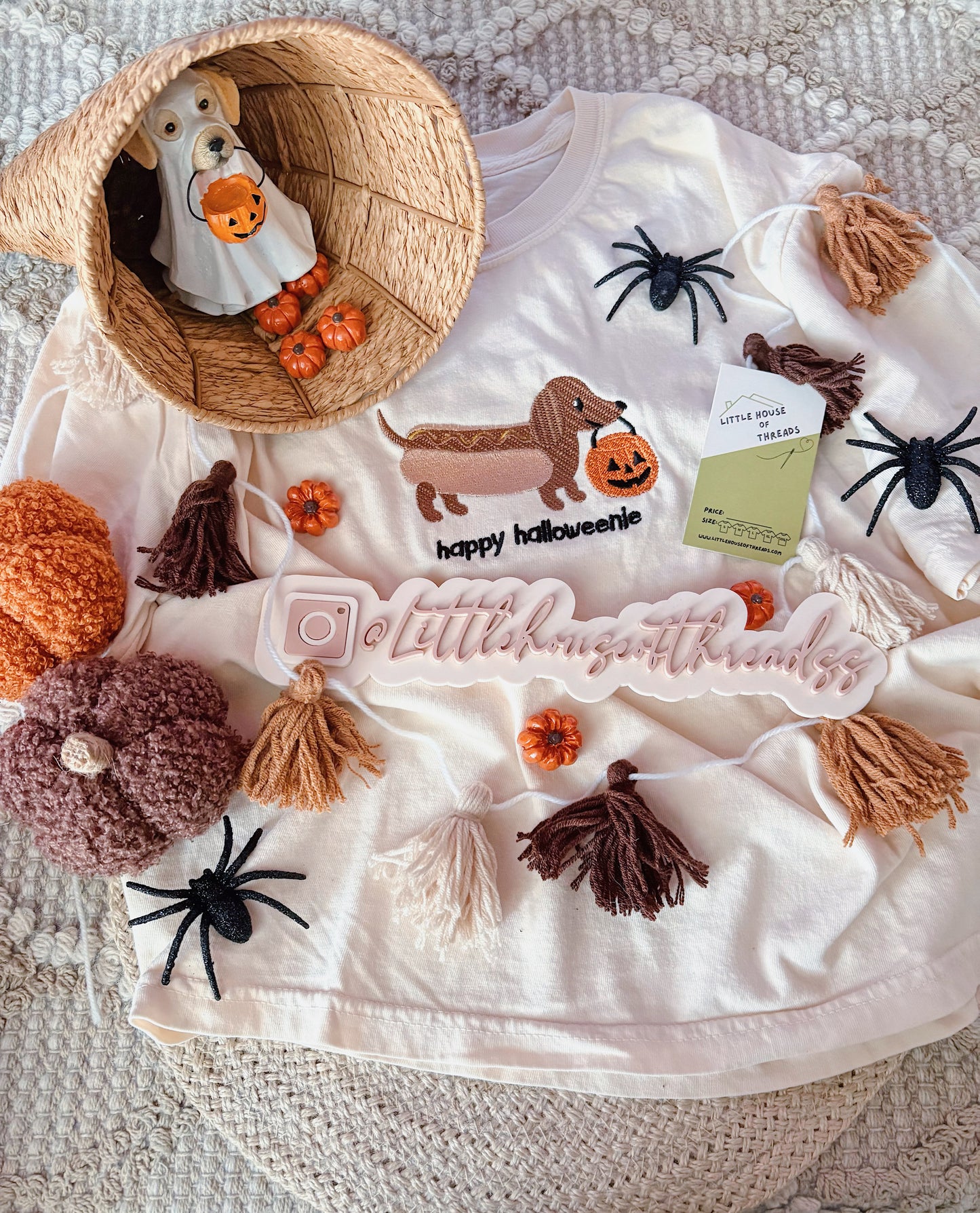 Halloweenie Cropped Boxy Short Sleeve