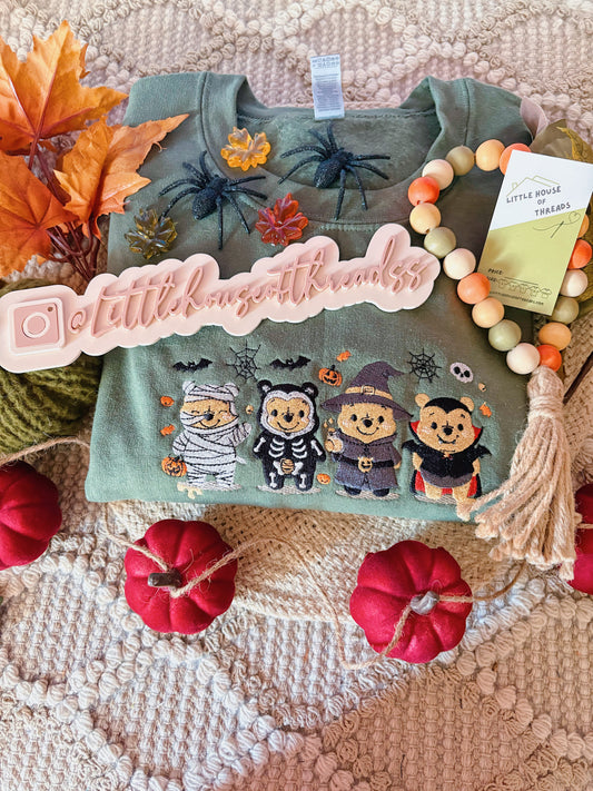 Pooh Halloween Crewneck