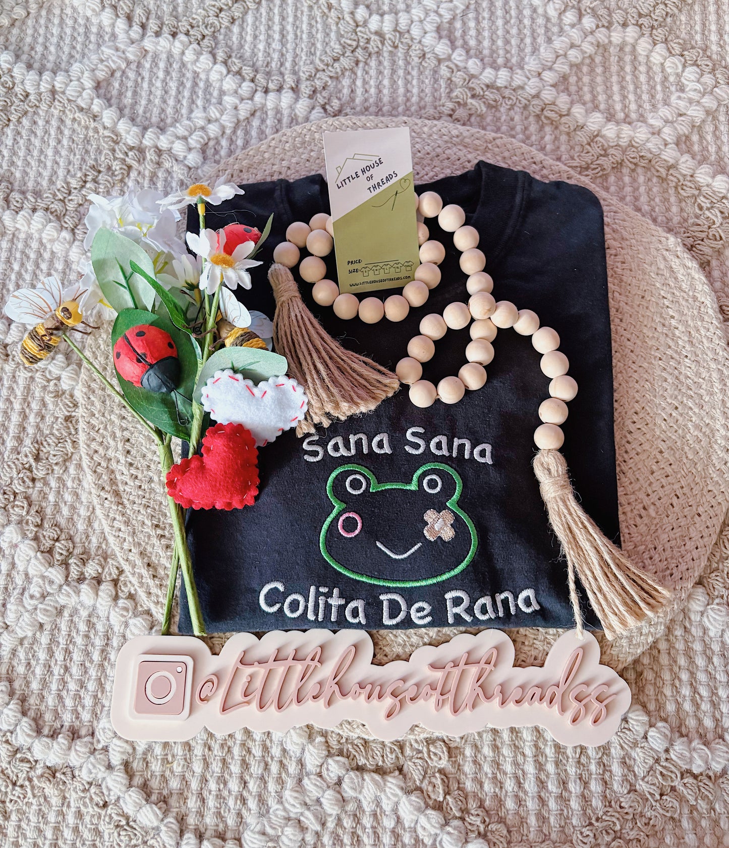 Black Sana Sana Short Sleeve