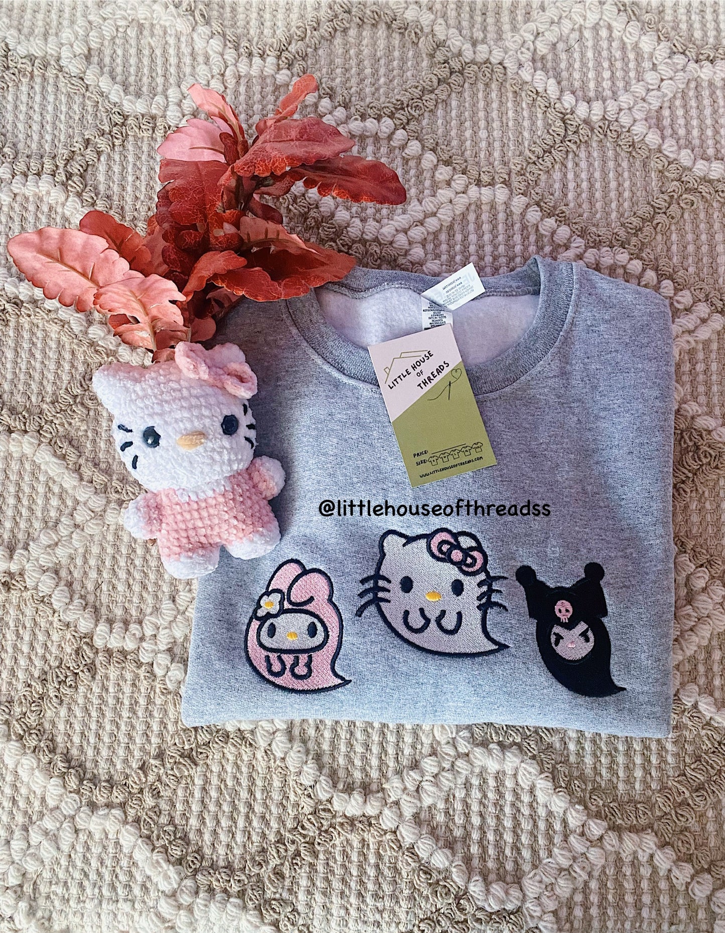 Kitty and Friends Ghost Crewneck