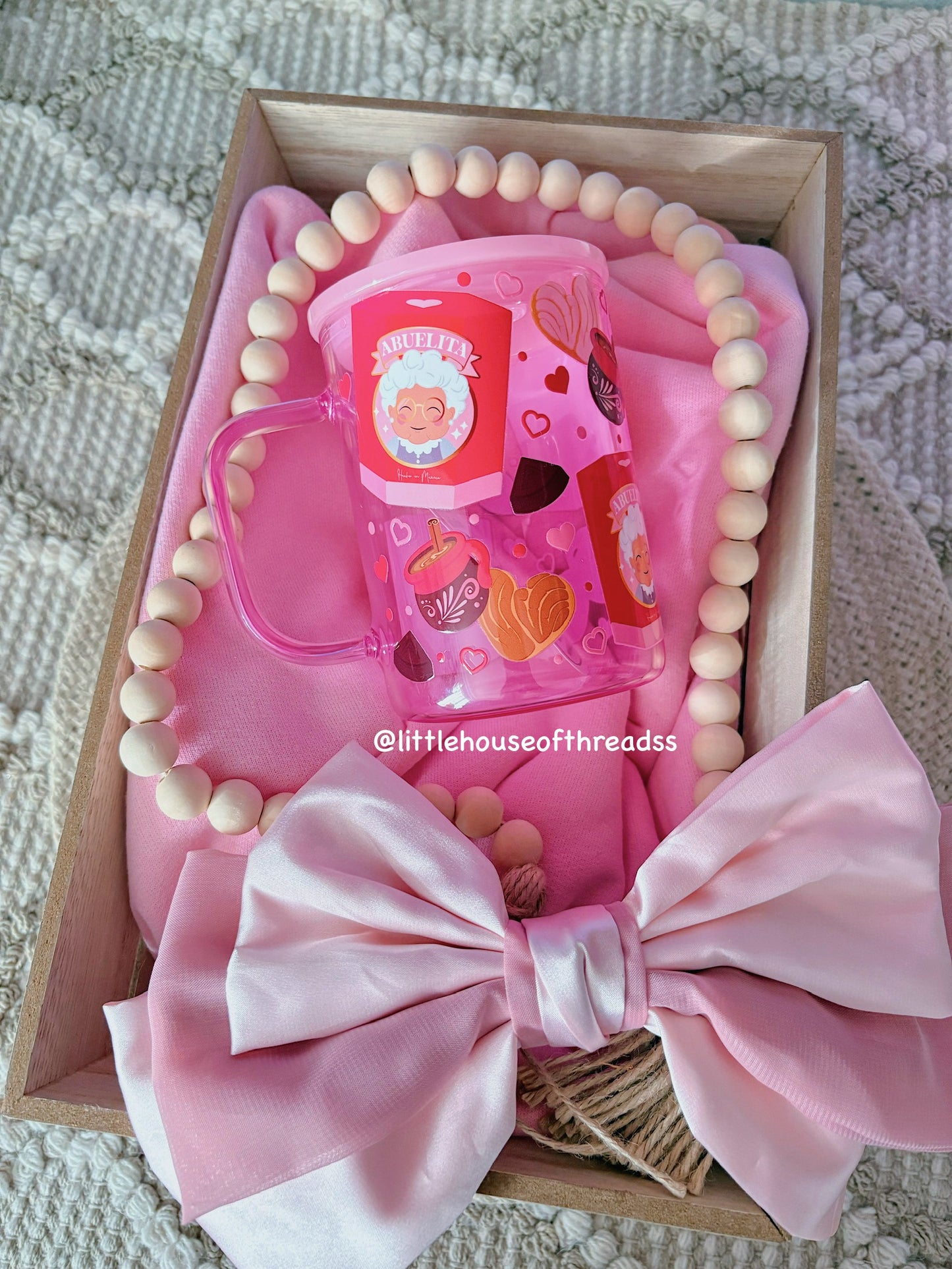 Chocolate Abuelita Glass Mug