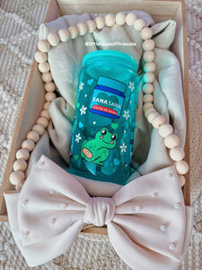 Sana Sana Colita de Rana Glass Cup  🐸