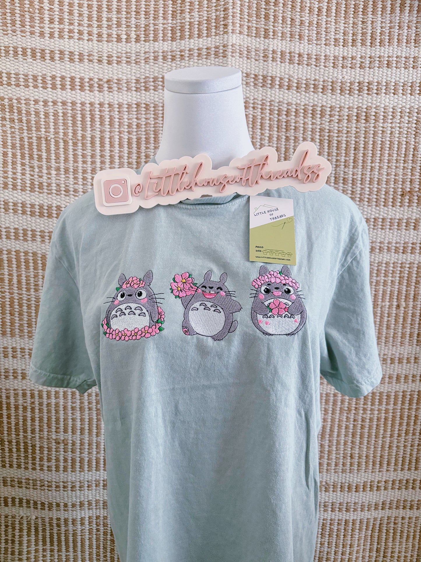 Floral Totoro Short Sleeve
