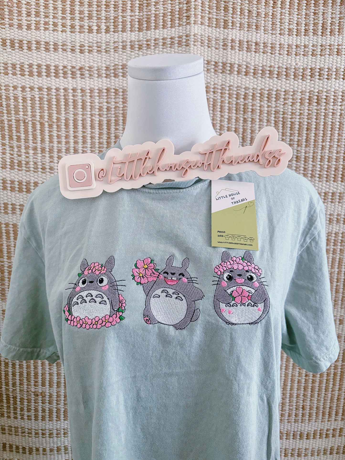 Floral Totoro Short Sleeve