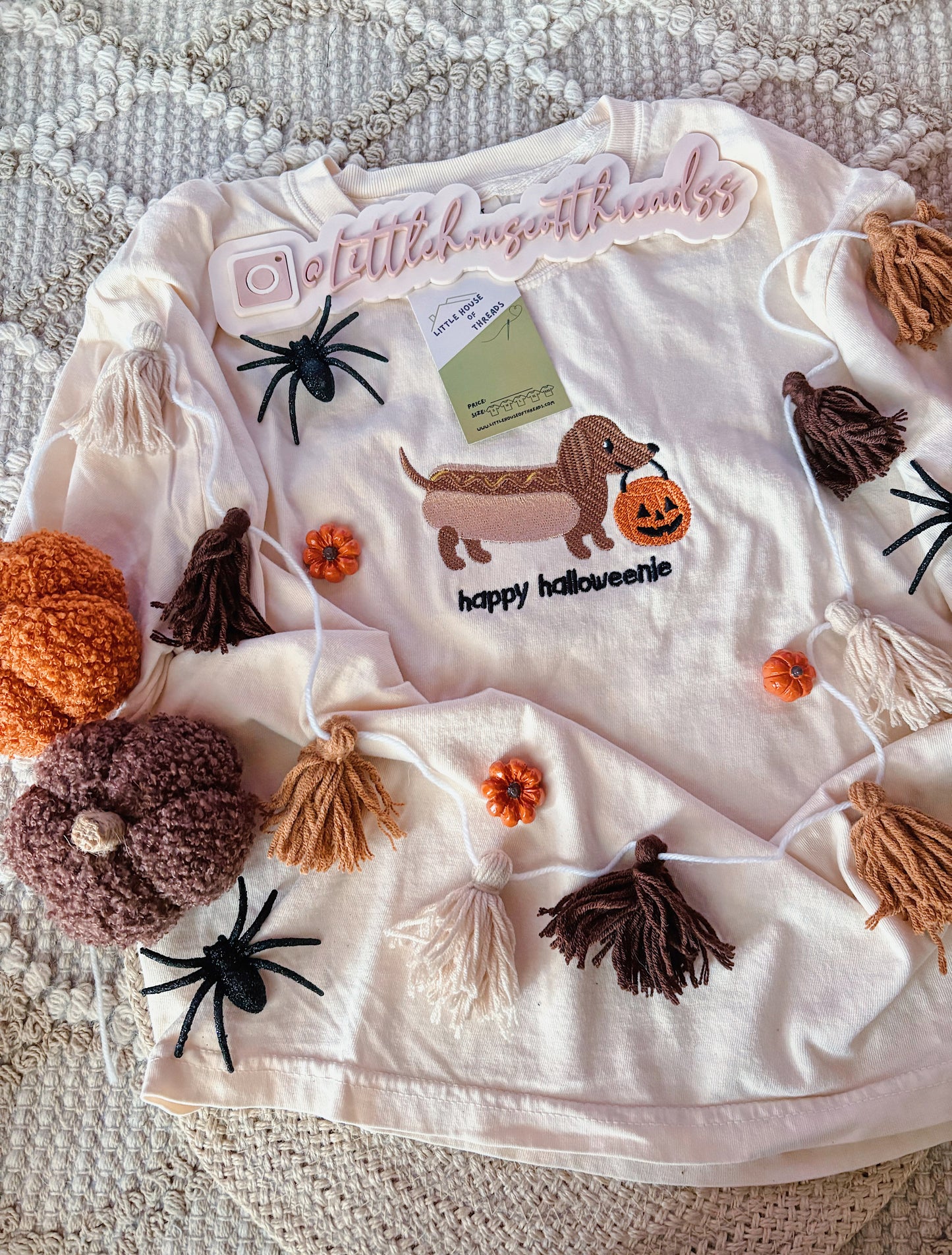 Halloweenie Cropped Boxy Short Sleeve